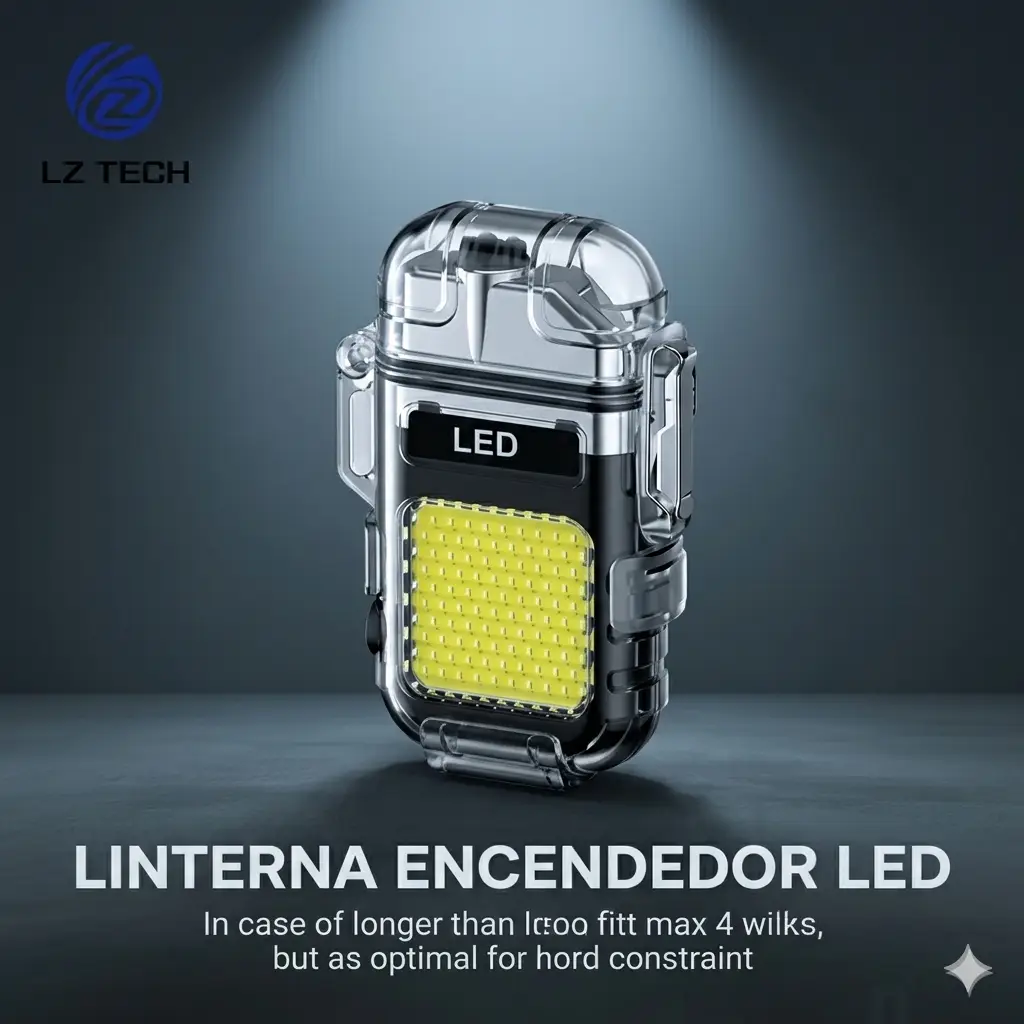 Linterna Encendedor Led